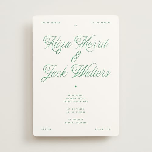This is a golf wedding invitations with standard by Blustery August called cheers printing on signature in standard