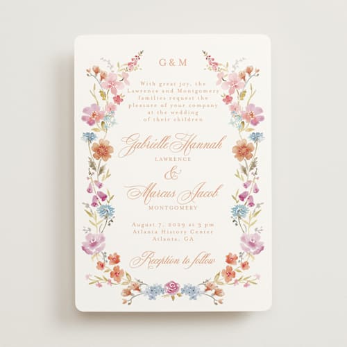This is a aperol wedding invitations with standard by Petra Kern called everlasting romance printing on signature in standard