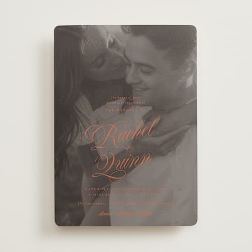 This is a verona sunset wedding invitations with standard by Paper Raven Co. called vintage romance printing on signature in standard