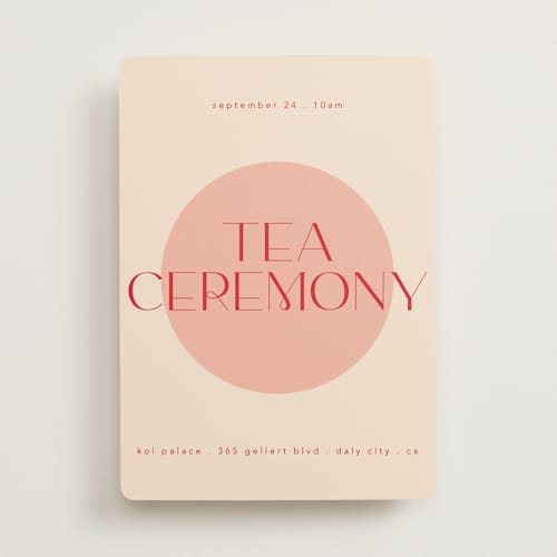 This is a blossom wedding invitations with standard by Hudson meet Rose called unity printing on signature in standard
