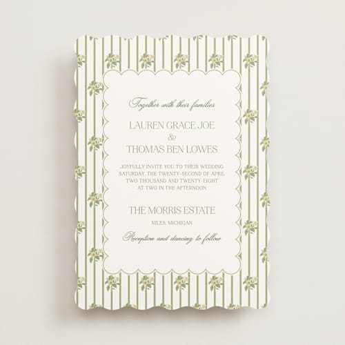 This is a daffodil wedding invitations with standard by Lisa Joanna Harrison called summer fields printing on signature in standard