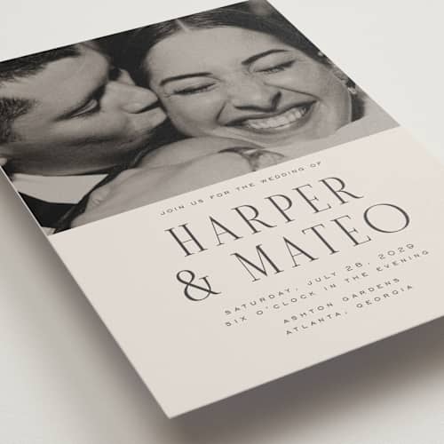 This is a sandstone wedding invitations with standard by Nicole Walsh called close-up printing on signature in grand