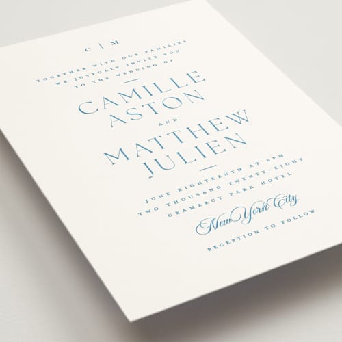 This is a neptune wedding invitations with standard by Kristie Kern called gwenyth printing on signature in grand