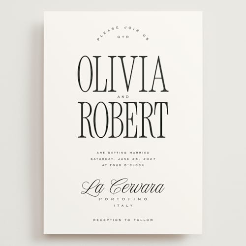 This is a silk wedding invitations with standard by Kelly Schmidt called riviera printing on signature in grand