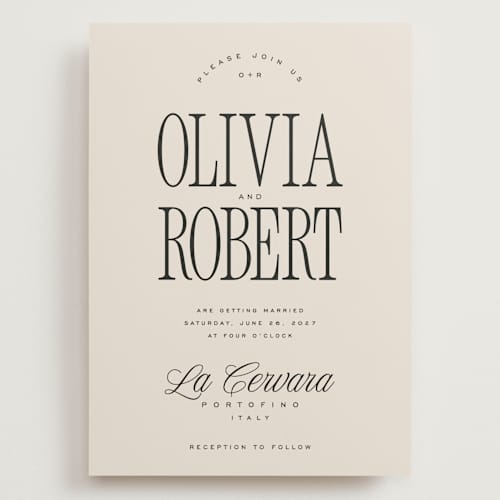 This is a linen wedding invitations with standard by Kelly Schmidt called riviera printing on signature in grand
