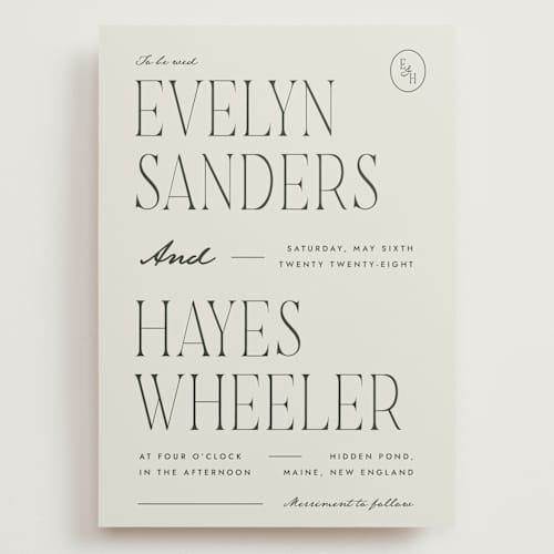 This is a forest wedding invitations with standard by Blustery August called hayes printing on signature in grand