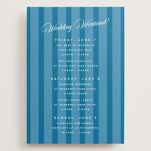 This is a cerulean ceremony reception essentials with standard by Kristie Kern called the emma printing on signature in grand