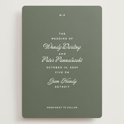 This is a garden wedding invitations with standard by Snow and Ivy called penumbra printing on signature in grand