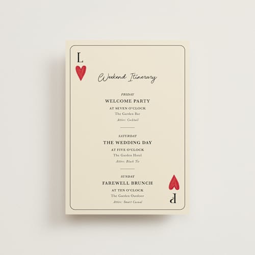 This is a champagne ceremony reception essentials with standard by Helena Vitto called red hearts printing on signature in petite