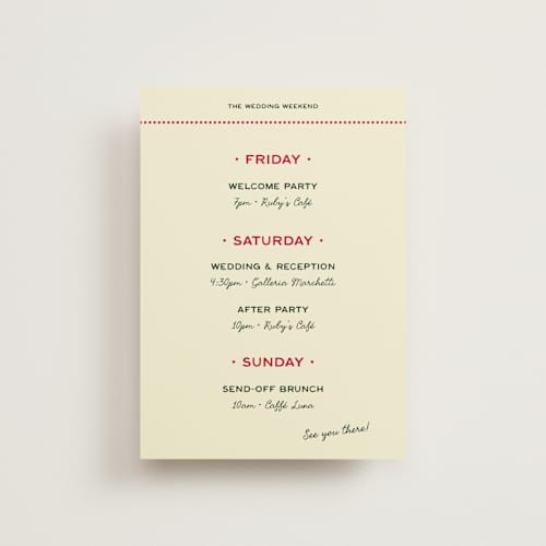 This is a pizzeria ceremony reception essentials with standard by Ani Somi called trattoria printing on signature in petite