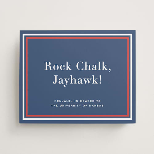 This is a navy graduation party decorations with standard by Megan Davis called study printing on doublethick in 8x10