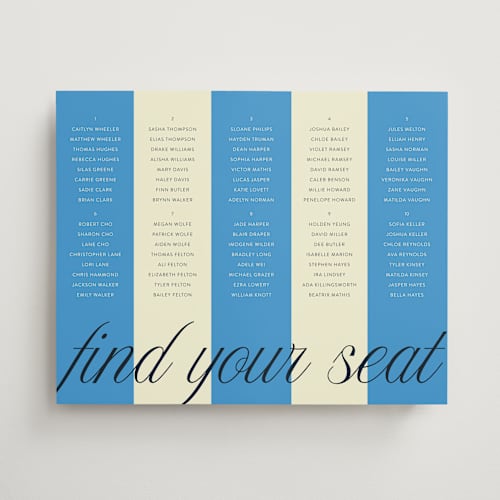This is a ocean wedding signs with standard by Morgan Kendall called awning printing on premium sign board in 16x20