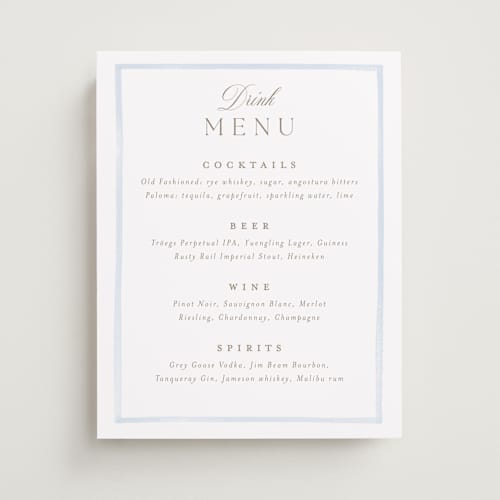 This is a sky wedding signs with standard by Jennifer Wick called bristol printing on doublethick in 11x14