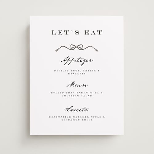 This is a ink graduation party decorations with standard by Petra Kern called floristica printing on doublethick in 11x14