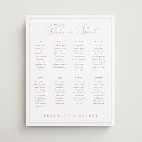 This is a cotton wedding signs with standard by Amy Kross called overlapping printing on premium sign board in 16x20