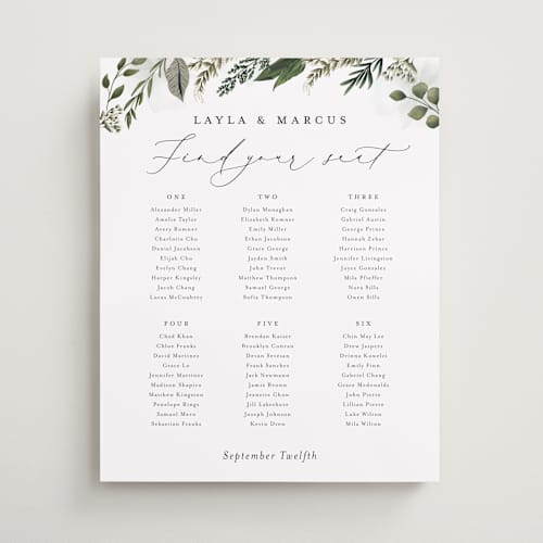 This is a vanilla wedding signs with standard by Susan Moyal called classic love printing on premium sign board in 16x20