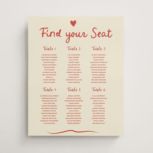 This is a cherry wedding signs with standard by Ani Somi called big heart wedding printing on premium sign board in 16x20