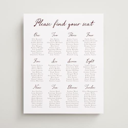 This is a wine wedding signs with standard by Cass Loh called handwritten printing on premium sign board in 16x20