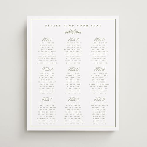 This is a moss wedding signs with standard by Petra Kern called crestino printing on premium sign board in 16x20