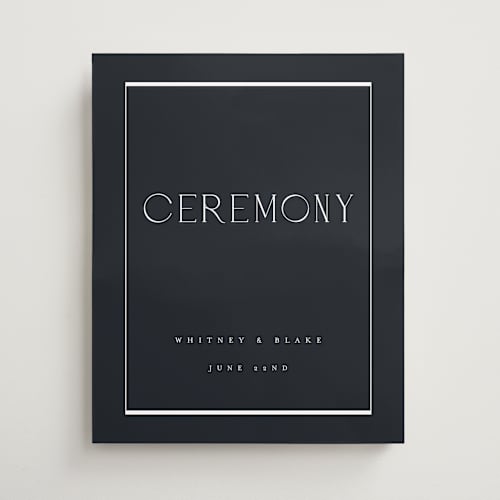 This is a ocean wedding signs with standard by Stacey Meacham called luster printing on premium sign board in 16x20