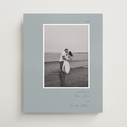 This is a azure wedding signs with standard by Annie Chan called retro printing on premium sign board in 16x20