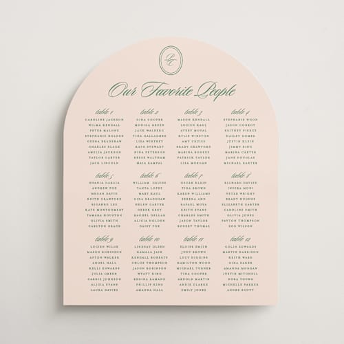 This is a emerald wedding signs with standard by Creo Study called scripted printing on premium sign board in 16x20