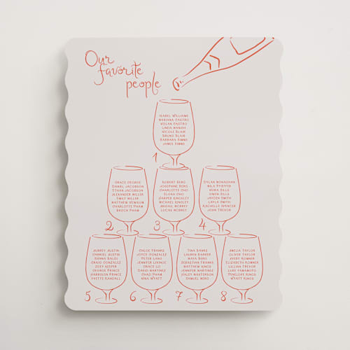 This is a sunset wedding signs with standard by Tamara Hilje called glass tower printing on premium sign board in 16x20