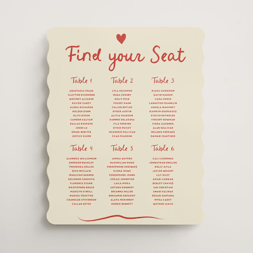 This is a cherry wedding signs with standard by Ani Somi called big heart wedding printing on premium sign board in 16x20