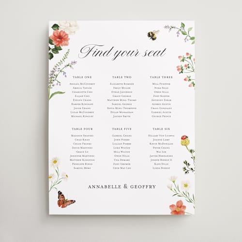 This is a verona sunset wedding signs with standard by Sarah Knight called fleur printing on premium sign board in 18x24