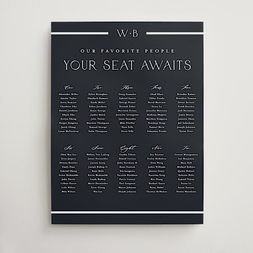 This is a ocean wedding signs with standard by Stacey Meacham called luster printing on premium sign board in 18x24