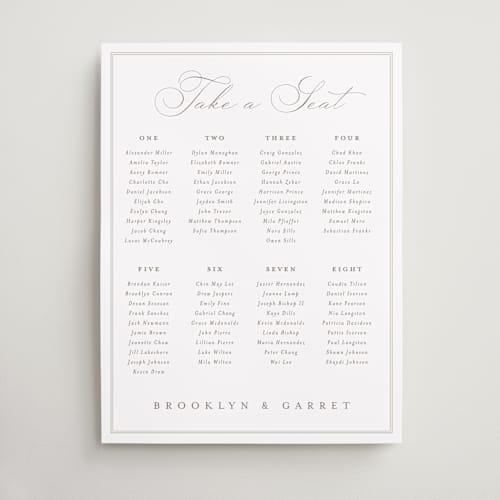 This is a cotton wedding signs with standard by Amy Kross called overlapping printing on premium sign board in 18x24