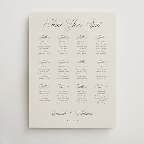 This is a champagne wedding signs with standard by Benita Crandall called the classic printing on premium sign board in 18x24