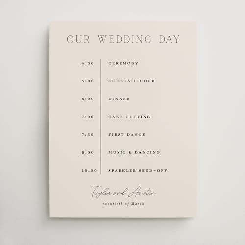 This is a linen wedding signs with standard by Vanessa Doyle called in love printing on premium sign board in 18x24