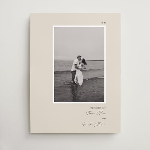 This is a champagne wedding signs with standard by Annie Chan called retro printing on premium sign board in 18x24