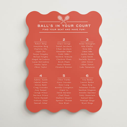 This is a verona sunset wedding signs with standard by Megan Davis called racquet printing on premium sign board in 18x24