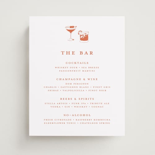 This is a spritz wedding signs with standard by Pippa Shaw called lobster printing on doublethick in 8x10