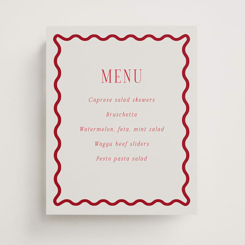 This is a ruby graduation party decorations with standard by Jackie Crawford called fun border frame printing on doublethick in 8x10