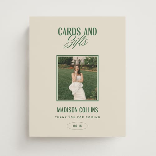 This is a turf graduation party decorations with standard by Erin L. Wilson called the headliner printing on doublethick in 8x10