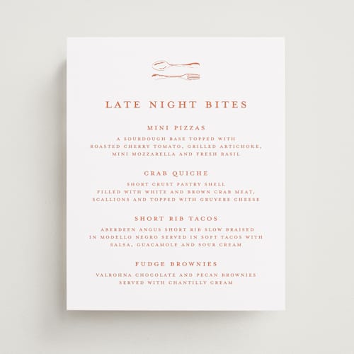 This is a spritz wedding signs with standard by Pippa Shaw called lobster printing on doublethick in 8x10