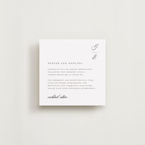 This is a salt reception cards with standard by chocomocacino called gregada printing on signature in standard