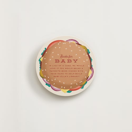 This is a ketchup insert cards with standard by Jamie Alexander called baby-q printing on signature in standard