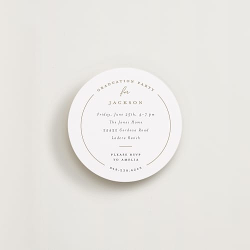 This is a truffle insert cards with standard by Joanna Griffin called straight arrow printing on signature in standard