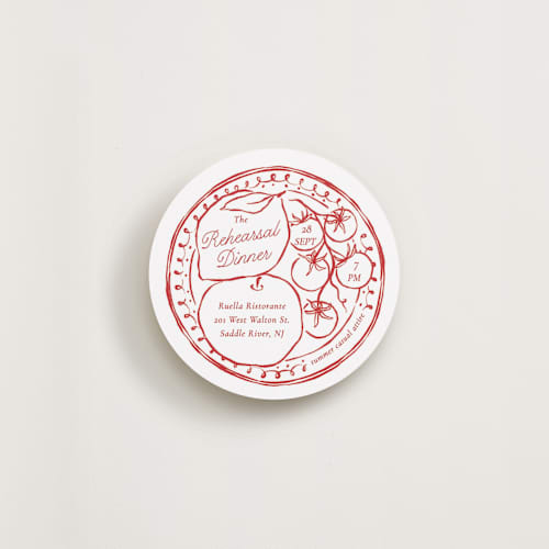This is a aperol insert cards with standard by Pati Cascino called plate printing on signature in standard