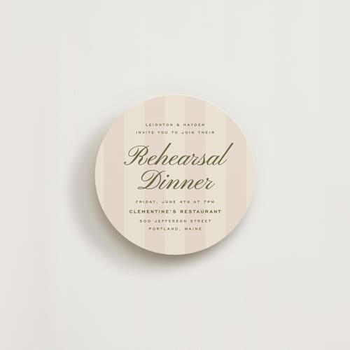 This is a blush reception cards with standard by Ellen Schlegelmilch called hayden printing on signature in 4x4