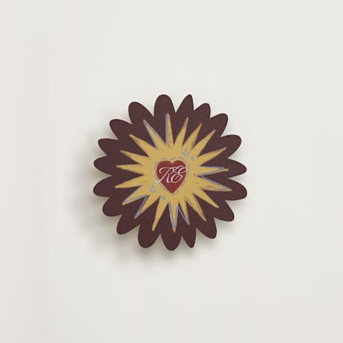 This is a burgundy insert cards with standard by Jenna Holcomb called tuscan sun printing on signature in standard