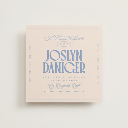 This is a hummingbird bridal shower invitations with standard by Owl and Toad called starring printing on signature in standard