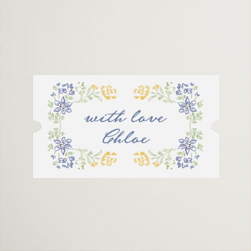 This is a meadow custom stickers with standard by Petra Kern called this day printing on uncoated sticker paper in sticker
