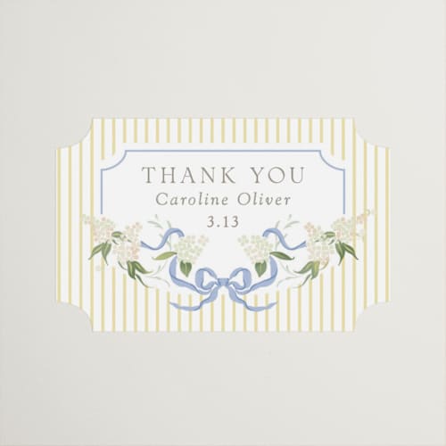 This is a lemon squeeze custom stickers with standard by Erin L. Wilson called summer floral printing on uncoated sticker paper in sticker
