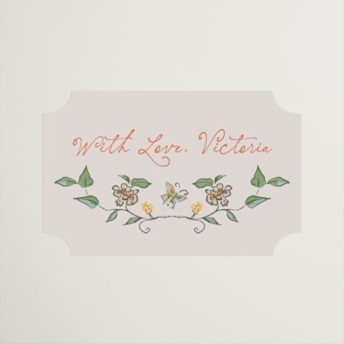 This is a roselle custom stickers with standard by Vera Lim called garden frolic printing on uncoated sticker paper in sticker