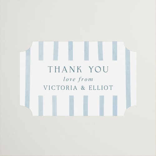 This is a sea wedding favor labels with standard by Elly called coastal printing on uncoated sticker paper in sticker